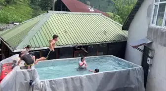 Kamyon Kasasında Yüzme Keyfi