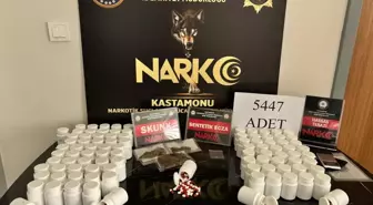 Kastamonu'da Uyuşturucu Operasyonu: 5 Bin 447 Sentetik Hap Ele Geçirildi