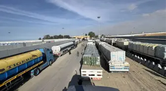 Gazze'ye 166 Tır İnsani Yardım Girişi