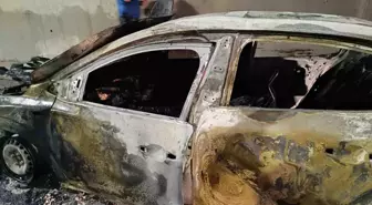 Pendik'te Tünelde Otomobil Yangını