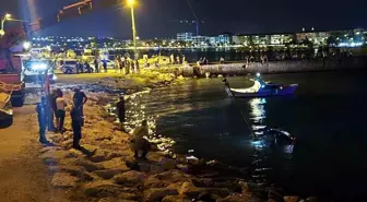 Silivri'de Park Halindeki Cip Denize Uçtu