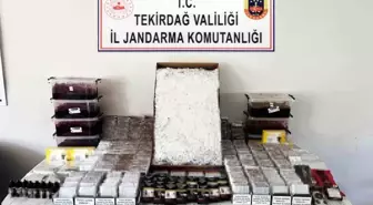 Tekirdağ'da Kaçak Tütün ve Elektronik Sigara Operasyonu