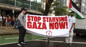 New York'ta Filistin Yanlısı Protesto: Kalıcı Ateşkes ve Acil Yardım Çağrısı