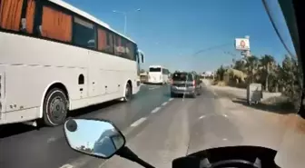 Manavgat'ta Zincirleme Trafik Kazasında 2 Yaralı