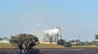Çanakkale'de Tarım Arazisinde Yangın Kontrol Altına Alındı