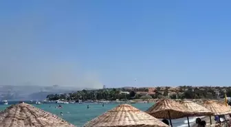 Çanakkale'de Tarım Arazisinde Yangın Çıktı