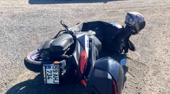 Tekirdağ'da Trafik Kazası: Motosiklet Sürücüsü Yaralandı
