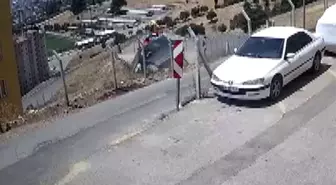 Kahramanmaraş'ta Hafif Ticari Araç Boşluğa Yuvarlandı
