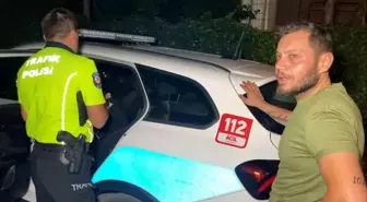 Aksaray'da Alkollü Sürücüden Polis Ekiplerine Yalvarış