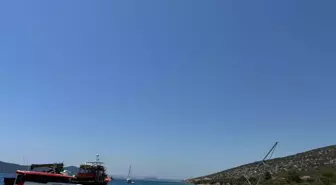 Bodrum'da Yelkenli Tekne Kurtarma Çalışmaları Başladı