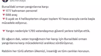 Bakan Yerlikaya: 1765 Vatandaşımızı Güvenli Yerlere Tahliye Edildi