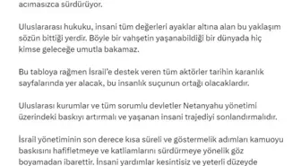 Cevdet Yılmaz: İsrail'in Gazze'deki Yardım Engellemeleri İnsanlık Suçudur