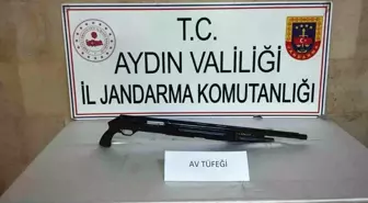 Aydın'da Ruhsatsız Av Tüfeği Ele Geçirildi