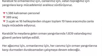 Karabük'te 1839 Vatandaş Güvenli Yerlere Tahliye Edildi