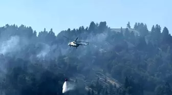 Osmaniye'deki Orman Yangınına Ekiplerin Müdahalesi Devam Ediyor