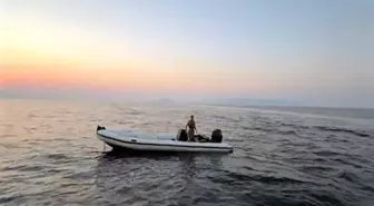 Datça'da Yunanistan tarafından geri itilen göçmenler kurtarıldı