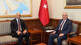 Milli Savunma Bakanı Yaşar Güler, ABD Büyükelçisi Barrack'ı Kabul Etti