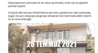 Bakan Kurum, Manavgat Yangınında Hayatını Kaybedenleri Andı