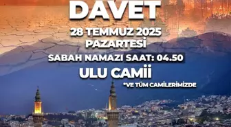 Bursa'da Orman Yangınları Nedeniyle Yağmur Duası Çağrısı
