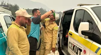 Düzce UMKE Ekibi Karabük'teki Orman Yangınında Görevde