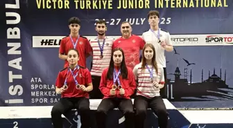 Erzincanlı Sporcular VICTOR Türkiye Junior International 2025 Turnuvasında Başarı Elde Etti