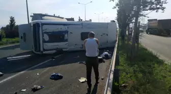 Erzurum'da Servis Aracı Devrildi: 6 Yaralı