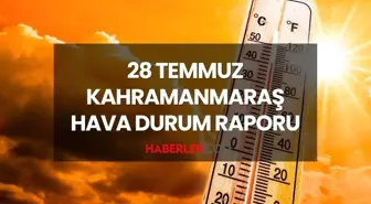 KAHRAMANMARAŞ HAVA DURUMU: 28 Temmuz 2025 Pazartesi günü Kahramanmaraş'ta yağmur yağacak mı?