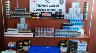 Tekirdağ'da Kaçakçılık Operasyonu: Binlerce Dolu Makaron ve Kaçak Sigara Ele Geçirildi