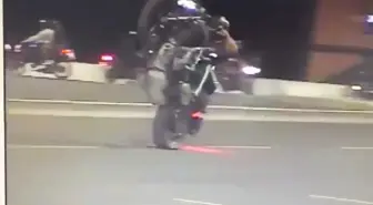 Düzce'de Üniversite Hastanesi Otoparkında Motosiklet Denetimi