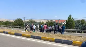 Ankara Beypazarı'nda Direksiyon Hakimiyetini Kaybeden Sürücü Kaza Yaptı