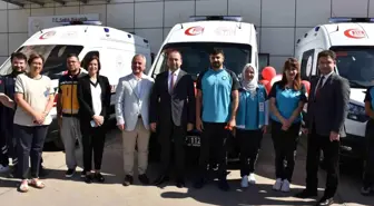 Aydın'da 3 yeni ambulans sağlık filosuna katıldı