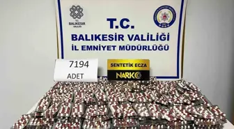 Ayvalık'ta Uyuşturucu Operasyonu: 7 Bin 194 Hap Ele Geçirildi