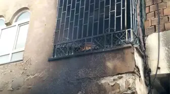 Batman'da Suriyelilerin Yaşadığı Binada Yangın Çıktı