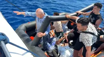 Bodrum Açıklarında 13 Düzensiz Göçmen Kurtarıldı