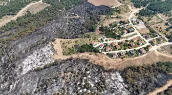 Karabük'teki Orman Yangını Villaları Tehdit Etti
