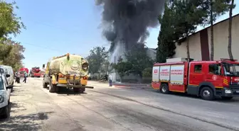 Gaziantep'te Halı Fabrikasında Yangın