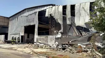 Gaziantep'te Halı Fabrikasında Yangın Çıktı