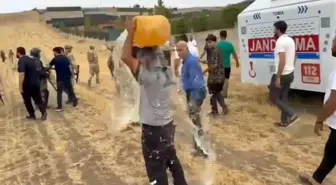Batman'da Kaçak Hobi Bahçelerinin Yıkımı Sırasında Gerginlik