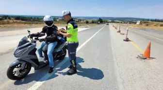 Kırklareli'nde Trafik Denetiminde 166 Sürücüye Ceza