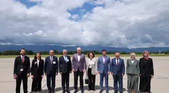 TBMM Başkanı Numan Kurtulmuş, Cenevre'ye Ulaştı