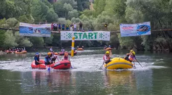 Tunceli'de Rafting Türkiye Şampiyonası Süper Kupa Yarışları Başladı