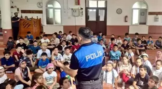 Bilecik'te Yaz Kur'an Kursu Öğrencilerine Güvenlik Eğitimi