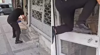 Yer: İstanbul! Sinyalin içeriden geldiğini tespit edince dükkanın kapısını kırıp içeri girdi