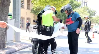 Konya'da Motosiklet Sürücüsünden Dekontlu Savunma