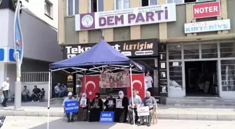 Muş'ta Aileler, PKK Tarafından Kaçırılan Çocukları İçin Evlat Nöbetine Devam Ediyor