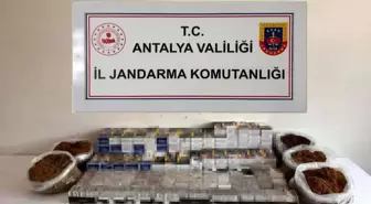 Antalya'da Kaçak Tütün Operasyonu: 40 Bin Makaron ve 25 Kilogram Tütün Ele Geçirildi