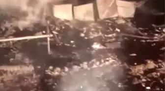 Çankırı'da Yangın: Baraka Kullanılamaz Hale Geldi
