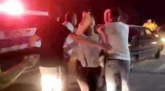 Çorum'da Alkollü Sürücünün Kızından Basın Mensubuna Saldırı