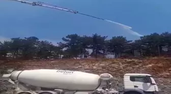 Beton Mikseriyle Orman Yangınına Müdahale