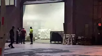İnegöl'de Tekstil Fabrikasında Yangın Çıktı